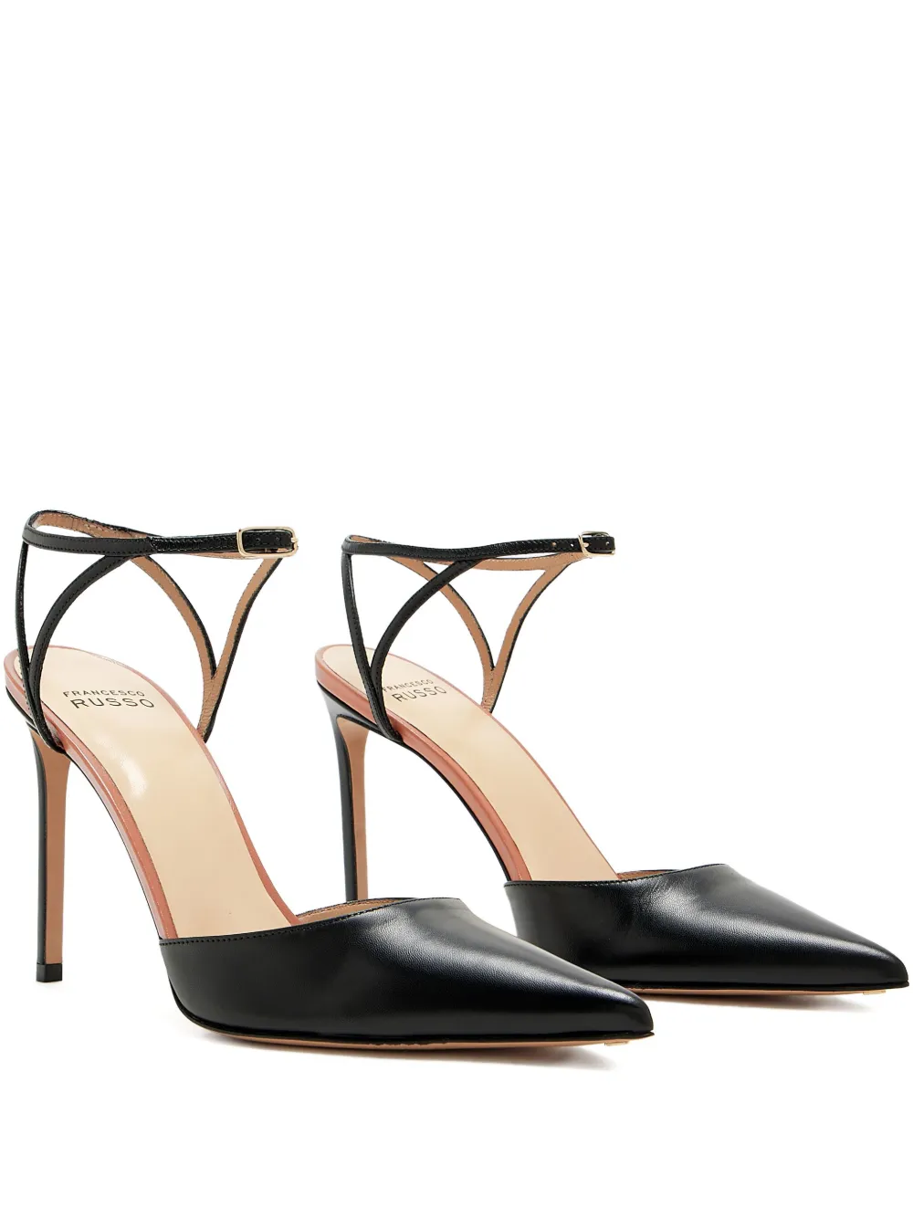 Francesco Russo pointed-toe pumps Black