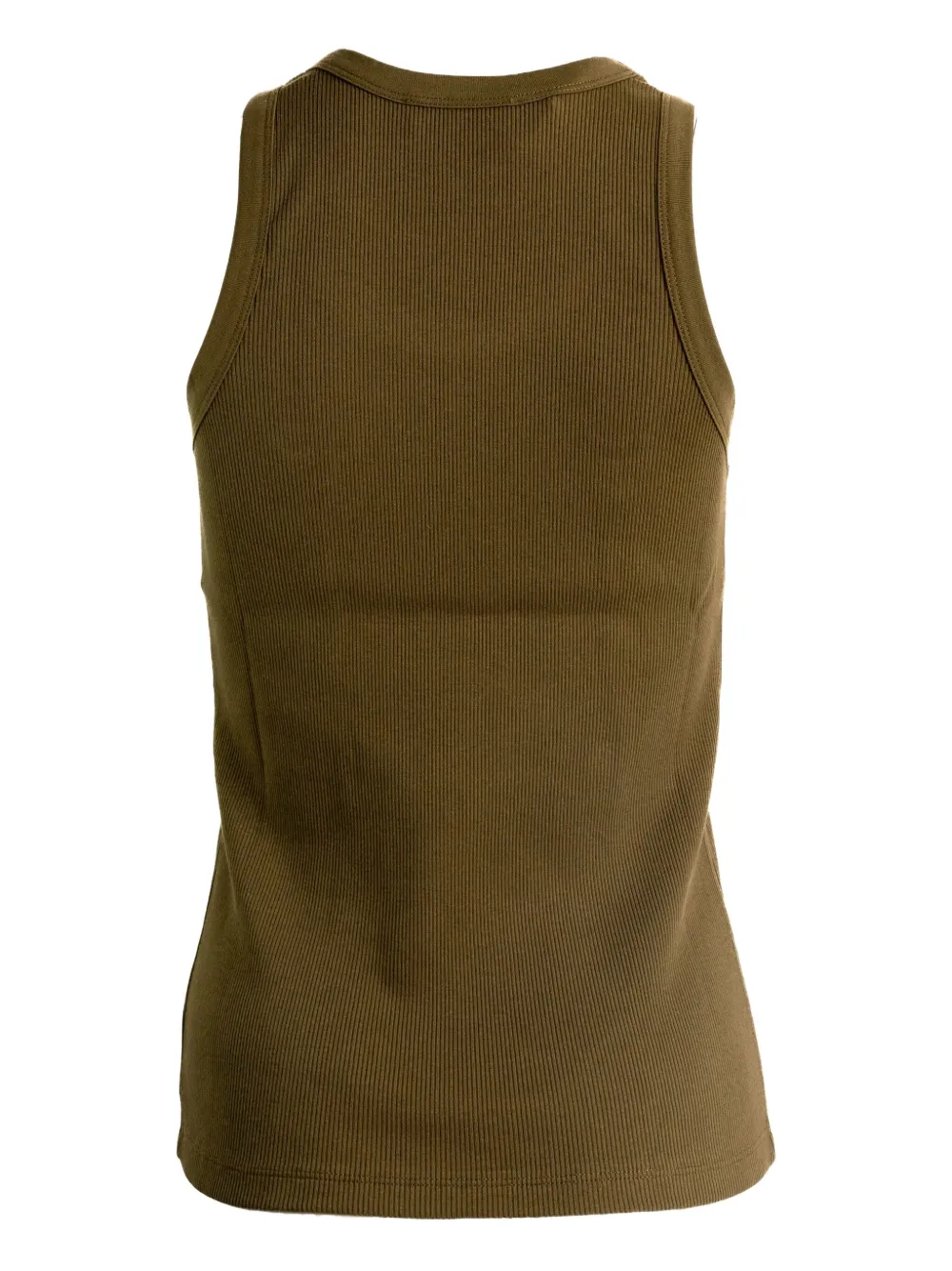 Coperni ribbed scoop-neck tank top Groen