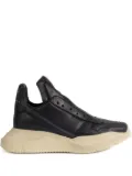 Rick Owens Geth Runner leather slip-on sneakers - Black