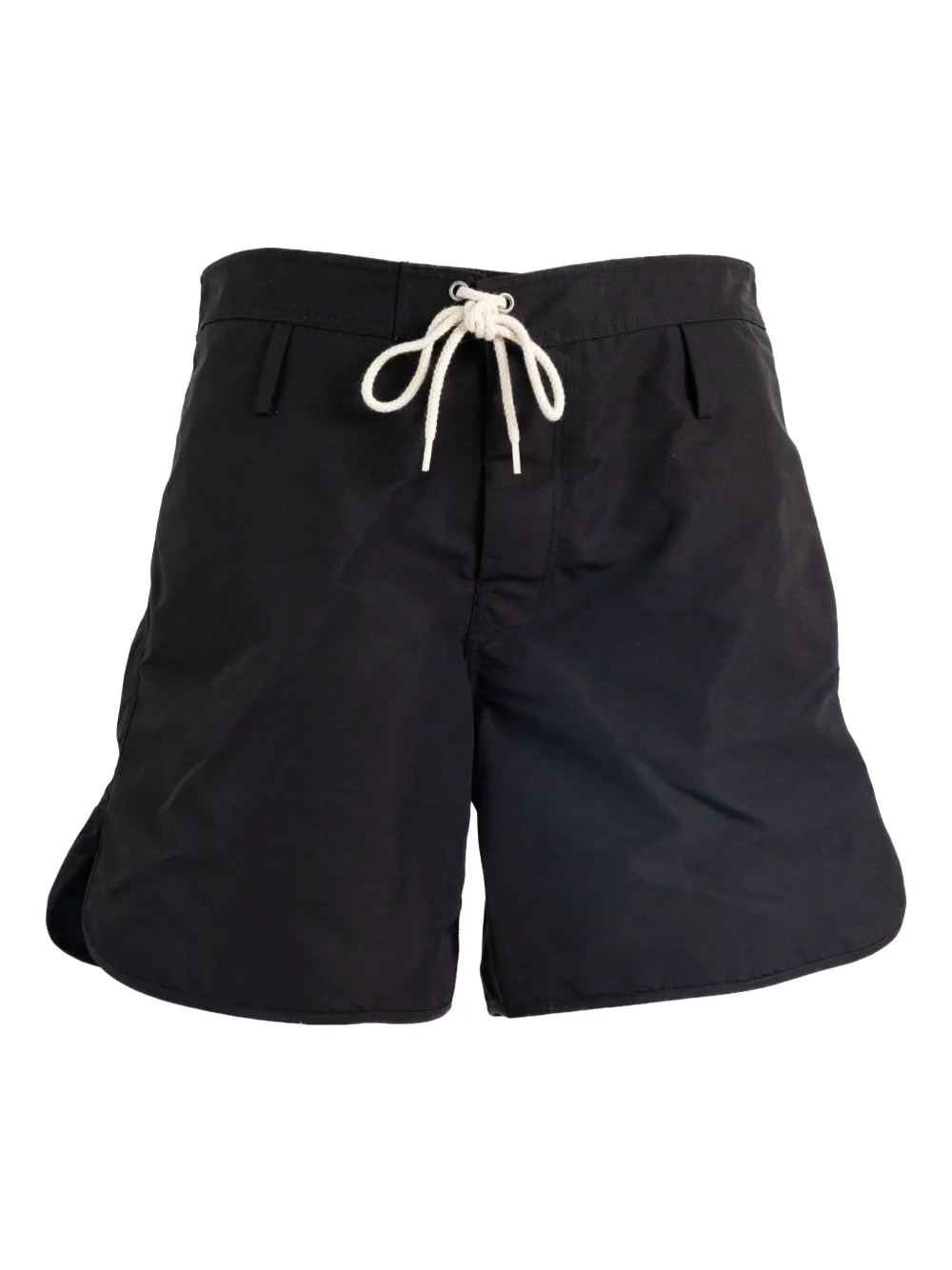 Prada drawstring pocket-detail swim shorts Zwart