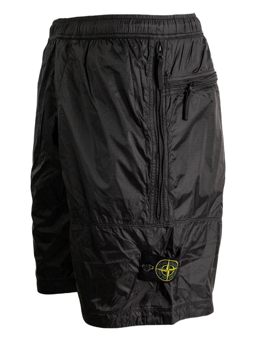 Stone Island Ripstop shorts Zwart