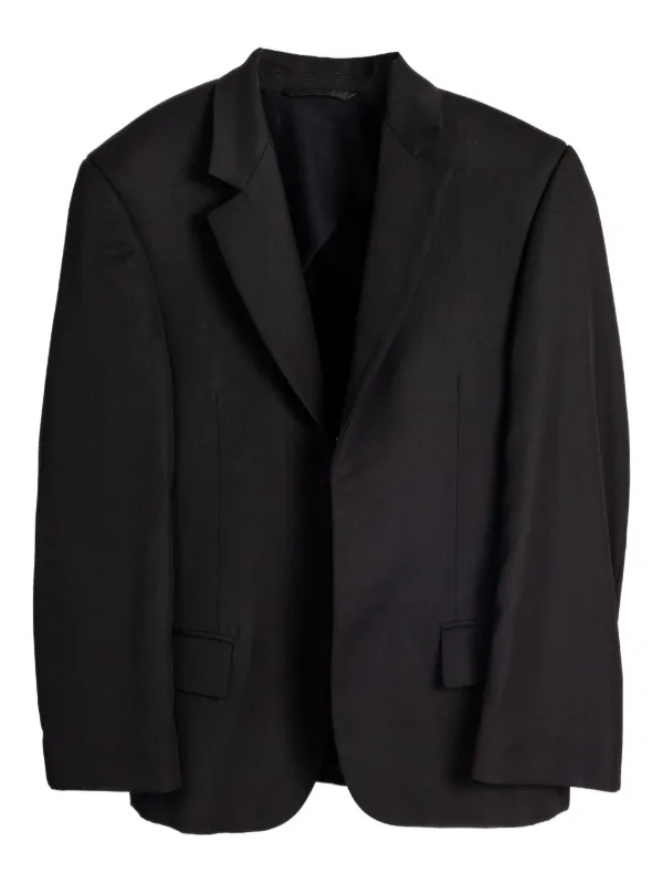 Balenciaga padded-shoulder Blazer | Black | FARFETCH