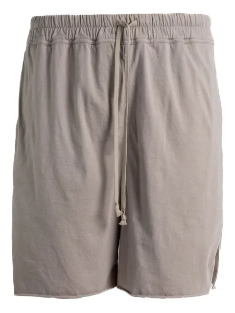 Rick Owens drawstring-waist raw-cut shorts