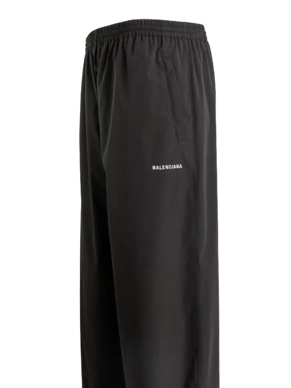 Balenciaga elasticated-waistband Track Pants | Black | FARFETCH