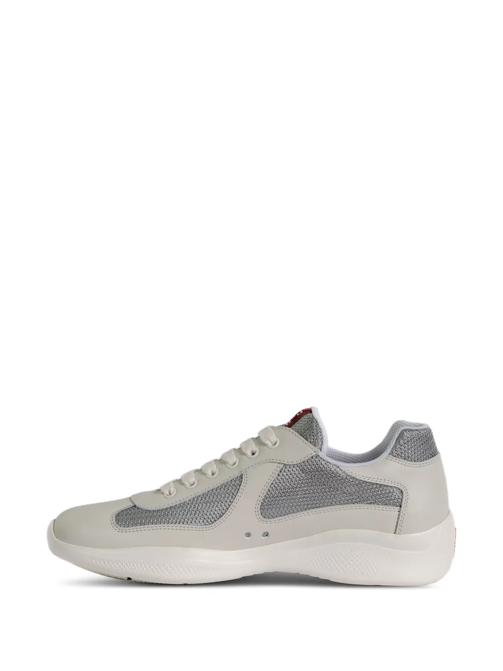 Prada America's Cup low-top sneakers met vlakken Grijs