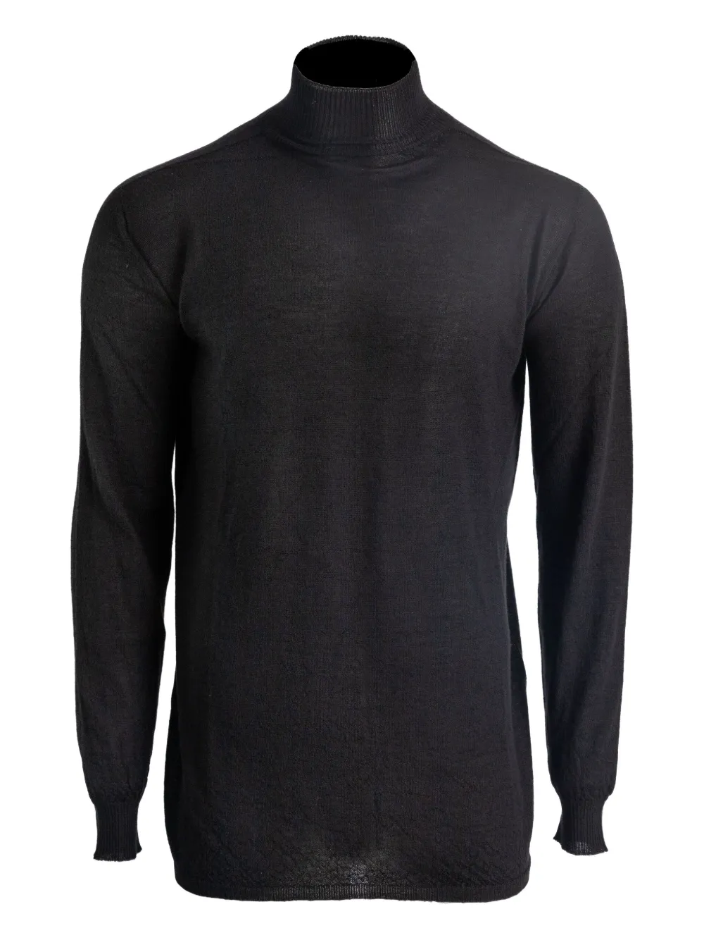Rick Owens Turtleneck Sweater In Black