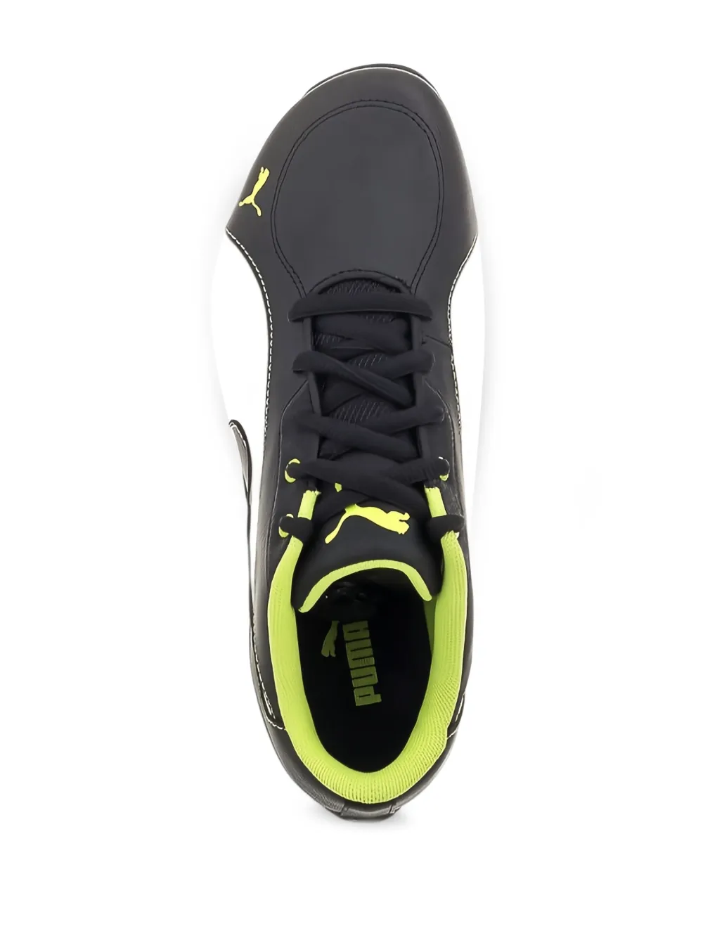 Puma Kids Drift Cat 5 GS Black/White/Yellow sneakers - Zwart