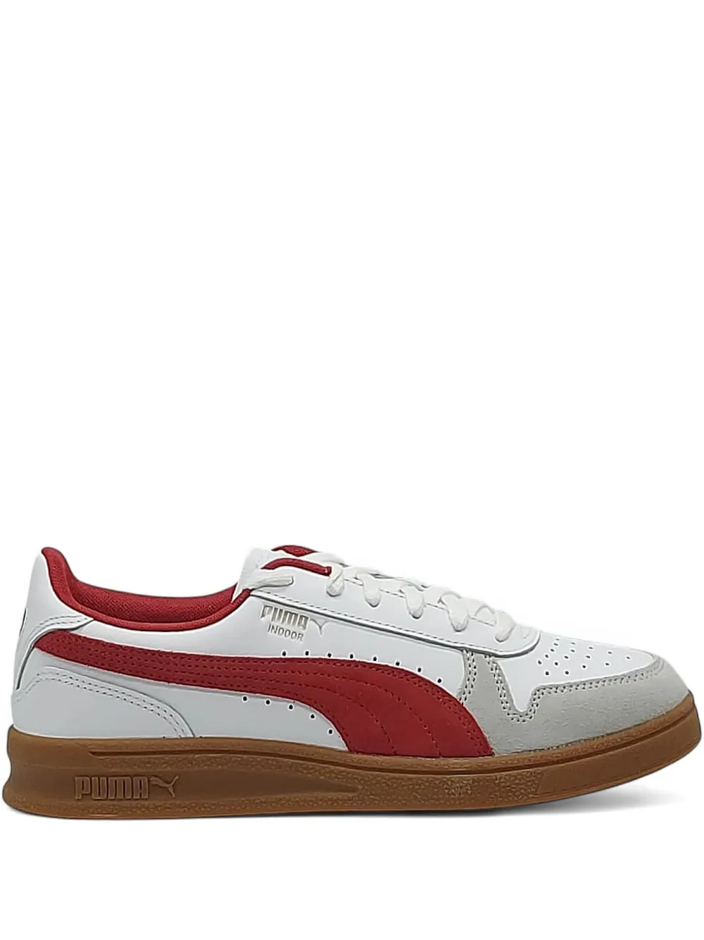 PUMA Indoor "White Red" sneakers