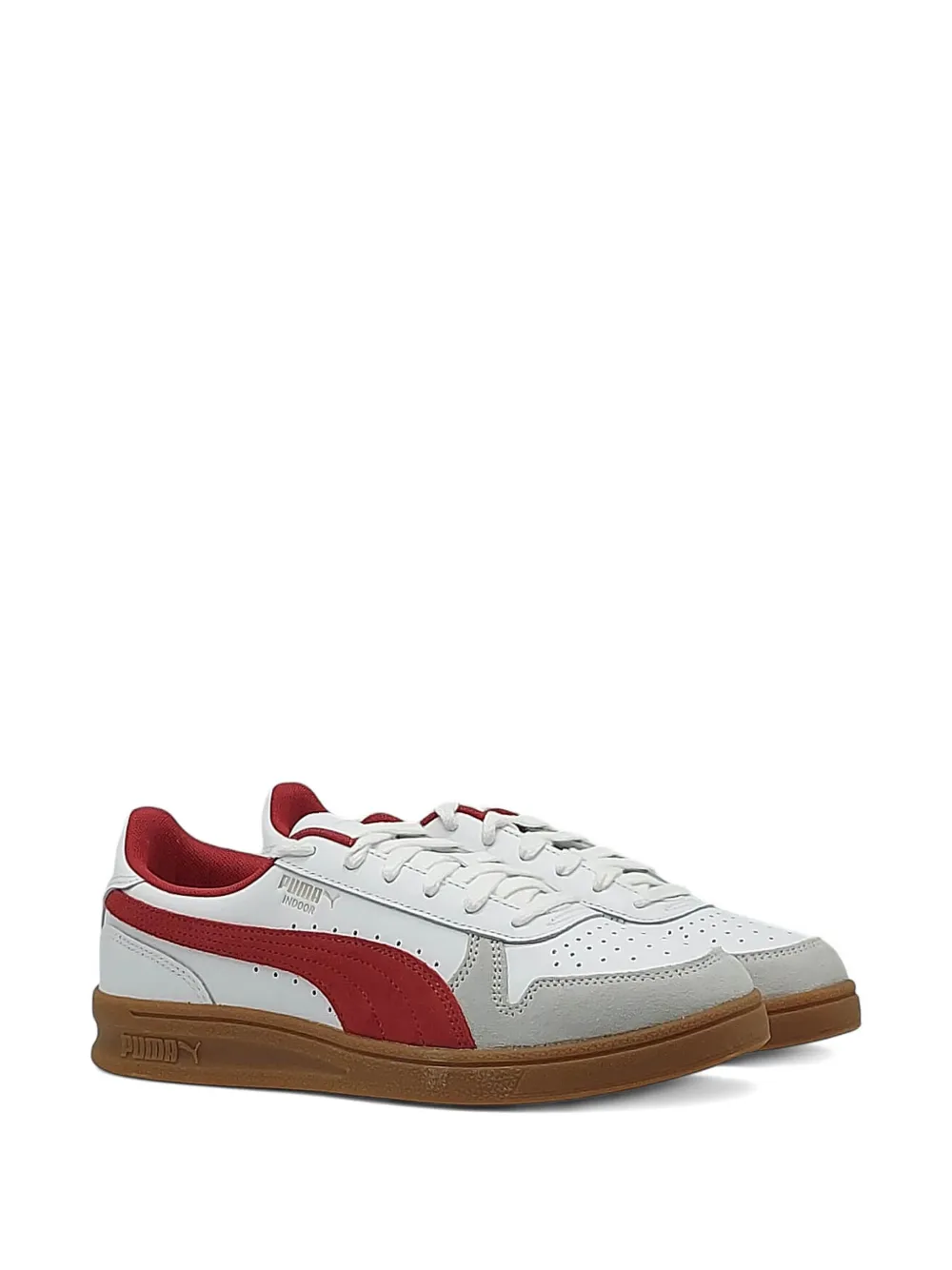PUMA Indoor "White Red" sneakers