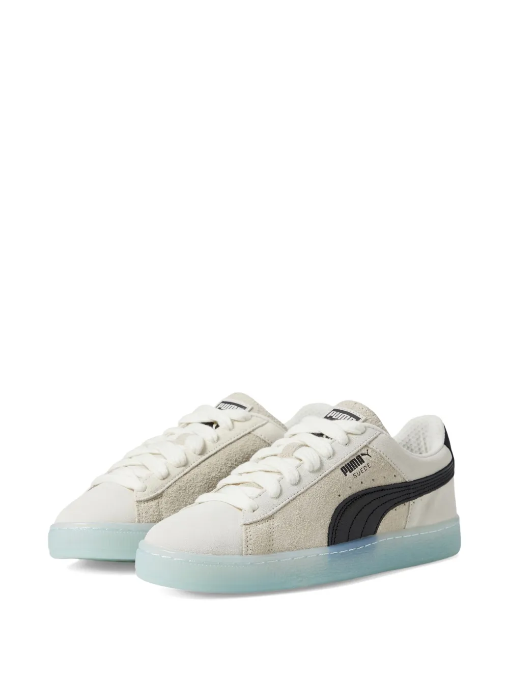 PUMA Suede Classic Mist White/Black/Light Blue sneakers - Beige