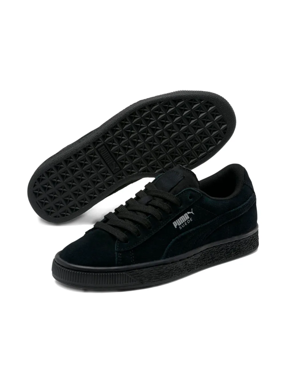 Puma Kids Suede "Classic Black" sneakers