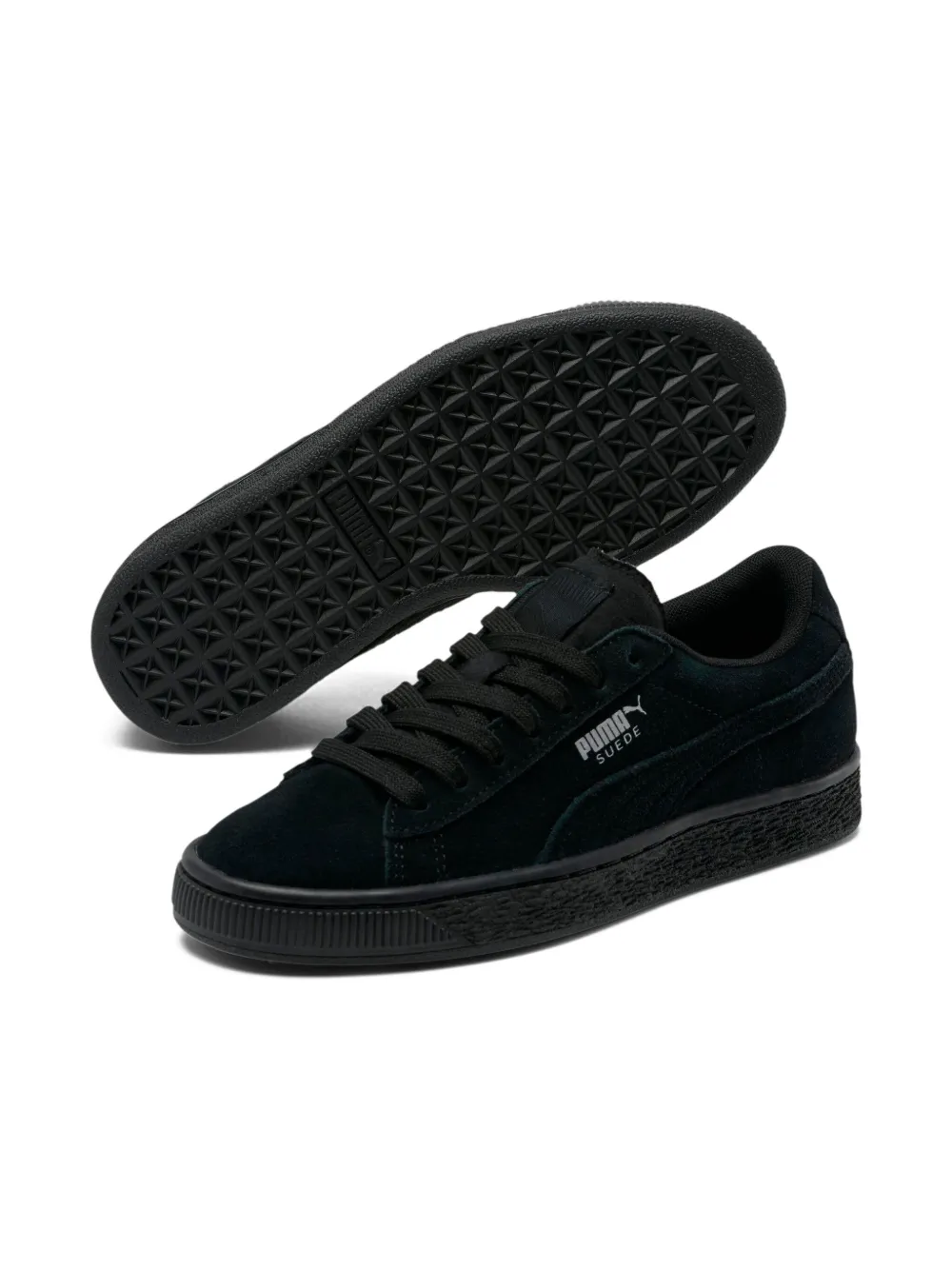 Puma Kids Suede "Classic Black" sneakers