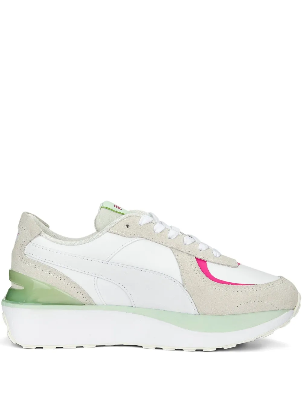 PUMA Cruise Rider Nu Brighter Days "White Pink Green" sneakers