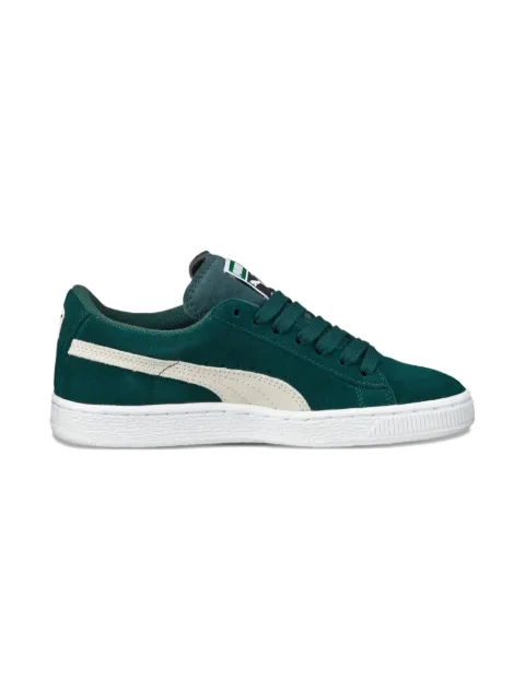 Puma Kids Suede GS "Green/White" sneakers