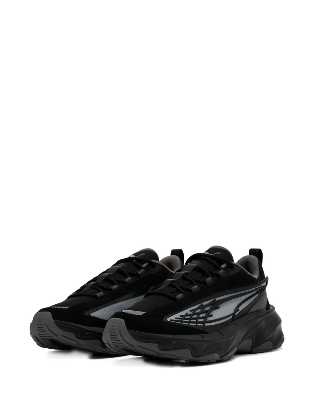 PUMA Carbon Particle "Black Cool Light Grey" sneakers
