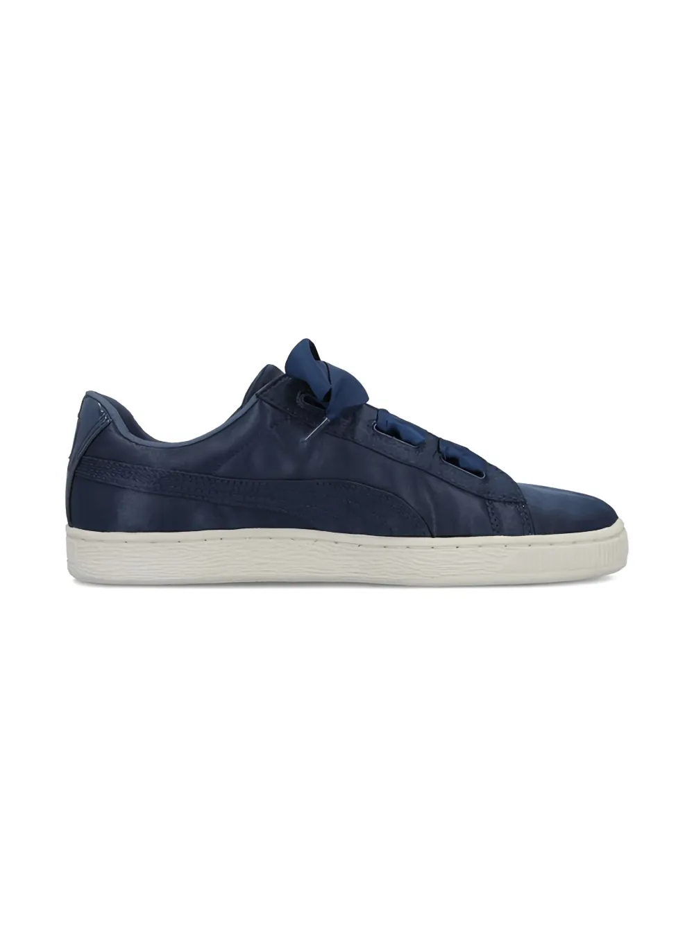 Puma Kids Basket Heart "Blue White" sneakers Blauw