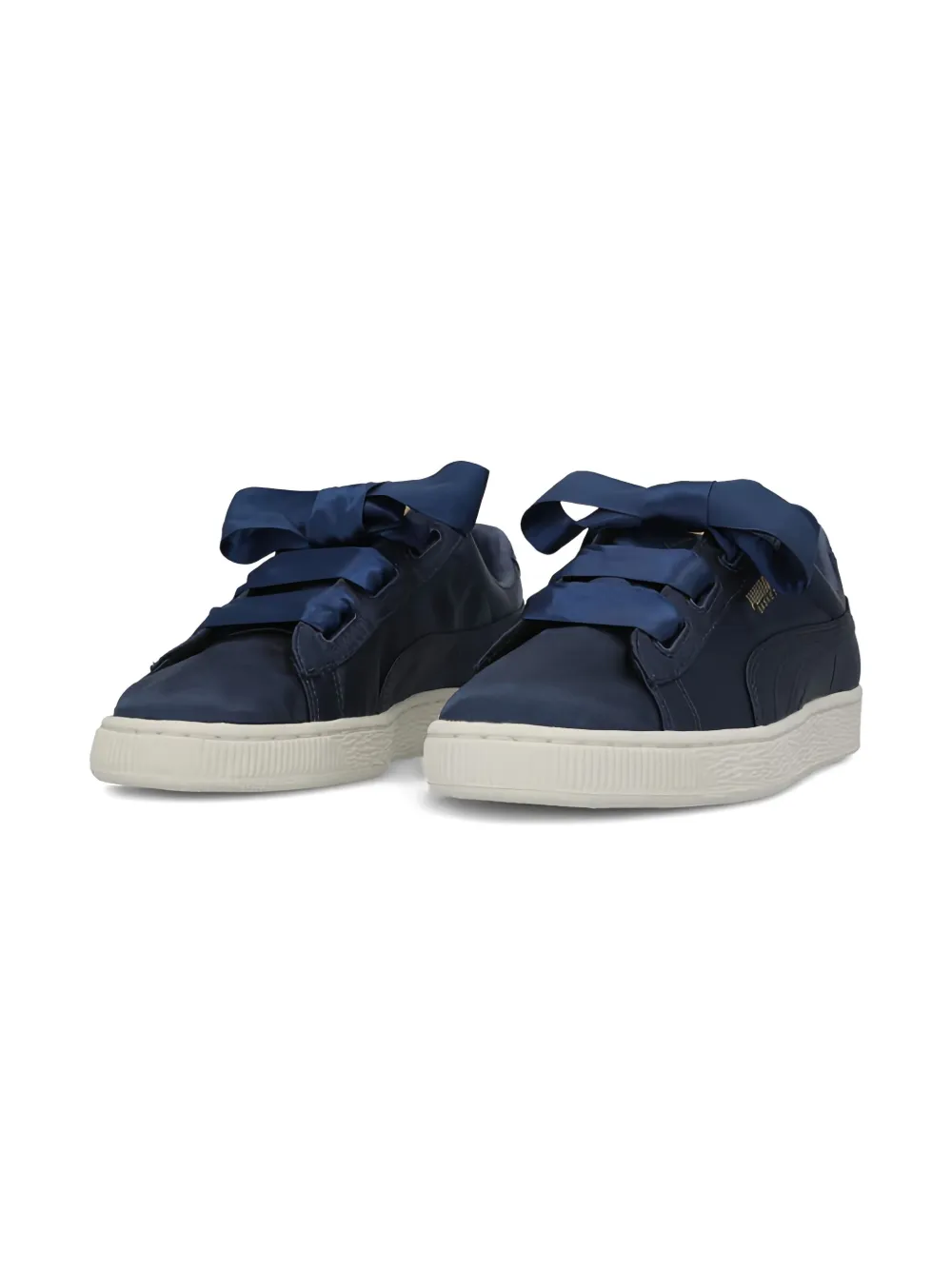 Puma Kids Basket Heart "Blue White" sneakers Blauw