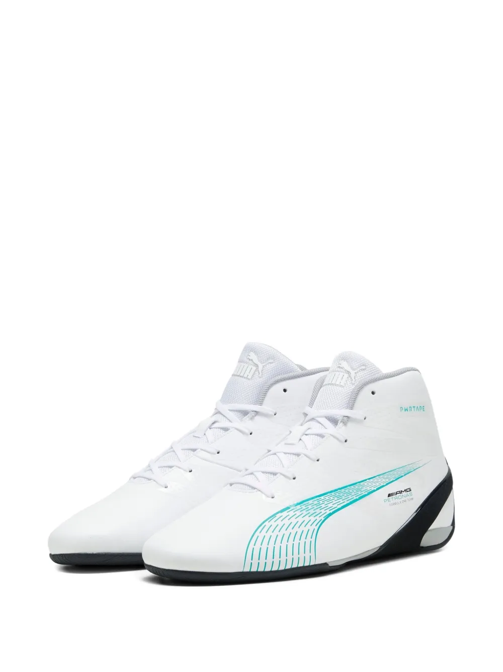 PUMA MAPF1 Carbon Cat Mid "White Sheen Green" sneakers