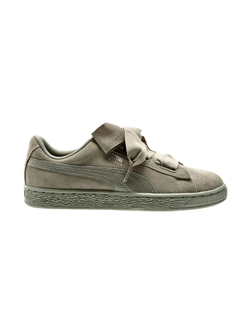 Puma Kids Heart Snake GS "Rock Ridge" suède sneakers Groen