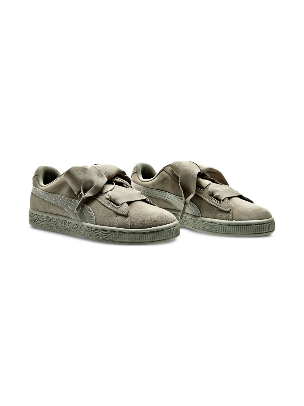 Puma Kids Suede Heart Snake GS "Rock Ridge" sneakers Green