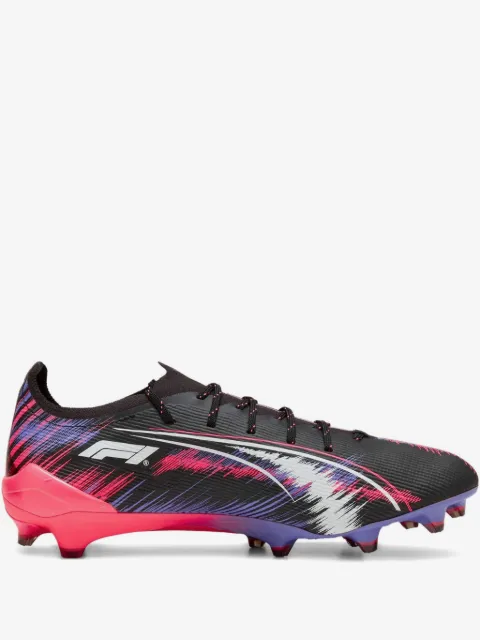 PUMA Ultra 5 Ultimate F1 FG "Black/Pink/Purple" sneakers