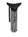 Amapô fringed belt bag - Black