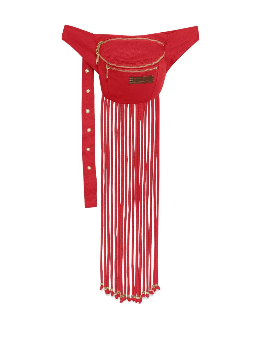 Amapô Fringed Belt Bag In Red