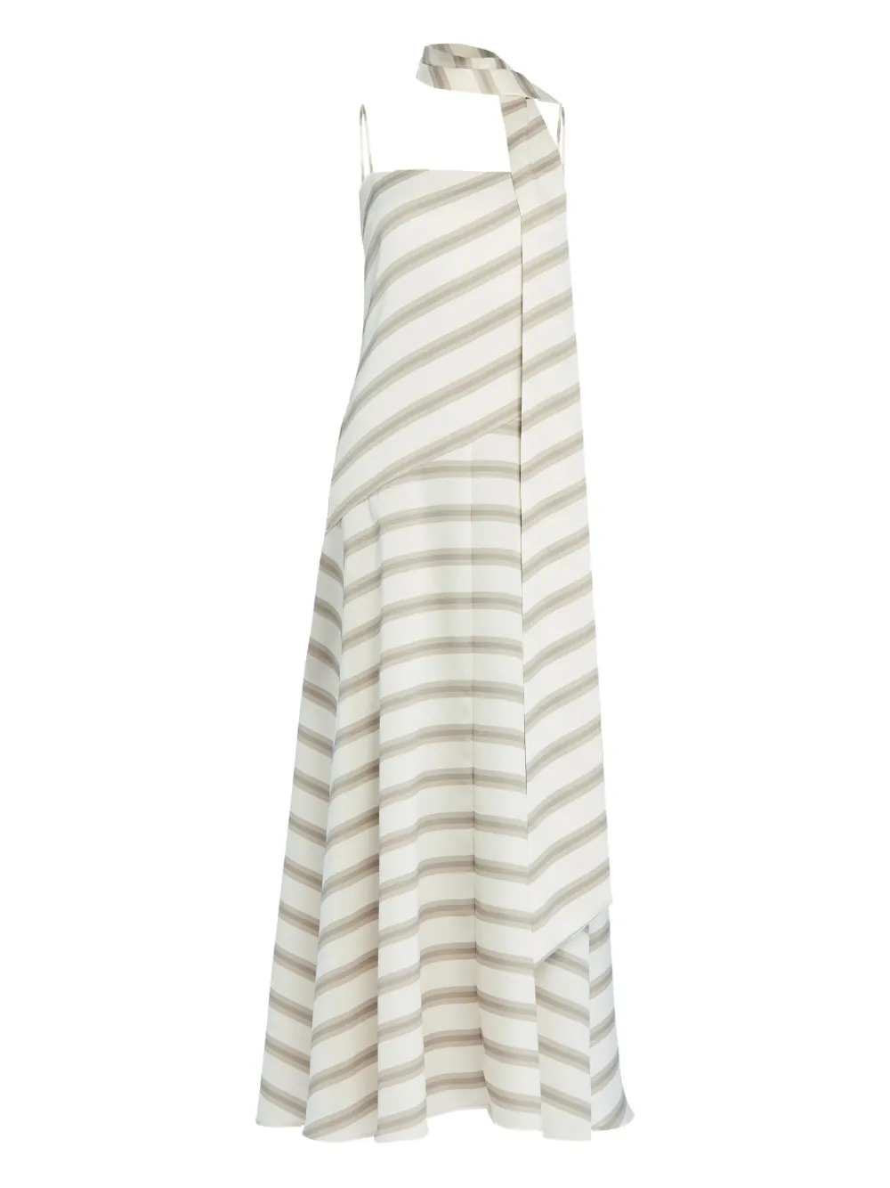 Ser.o.ya Kaia Satin Maxi Dress In Multi