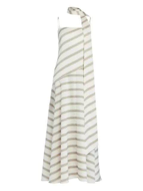 SEROYA Kaia satin maxi dress