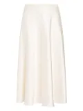 SEROYA Tamsin midi skirt - White