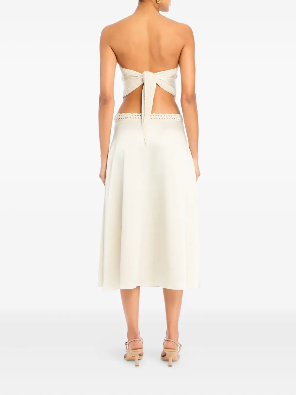 Ser.o.ya Tamsin Midi Skirt In White