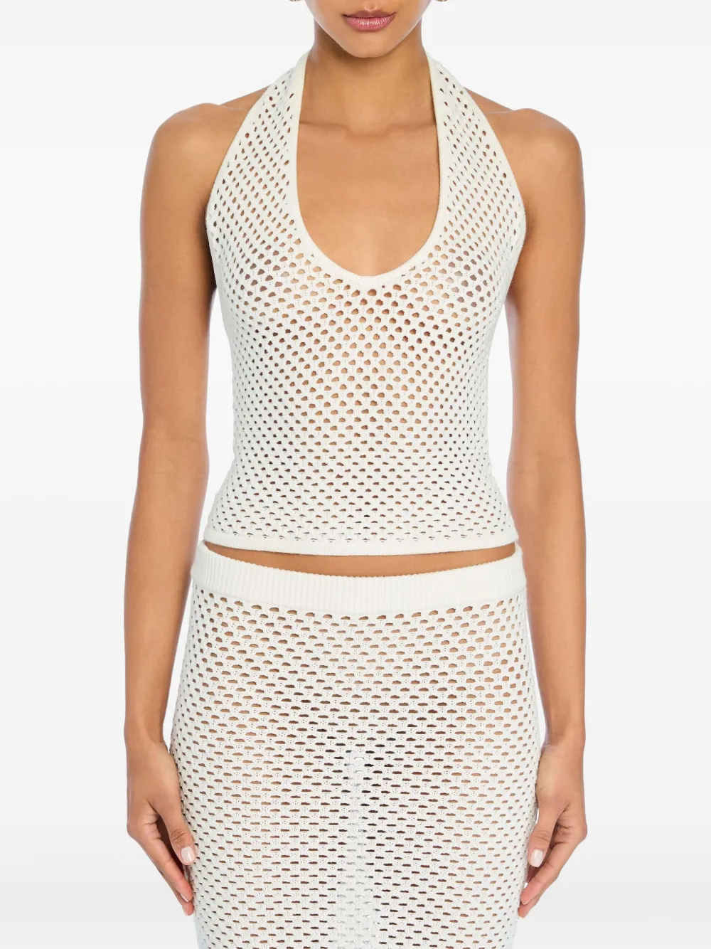 Ser.o.ya Zella Crochet Top In White