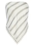 SER.O.YA Hark striped bandana top - White