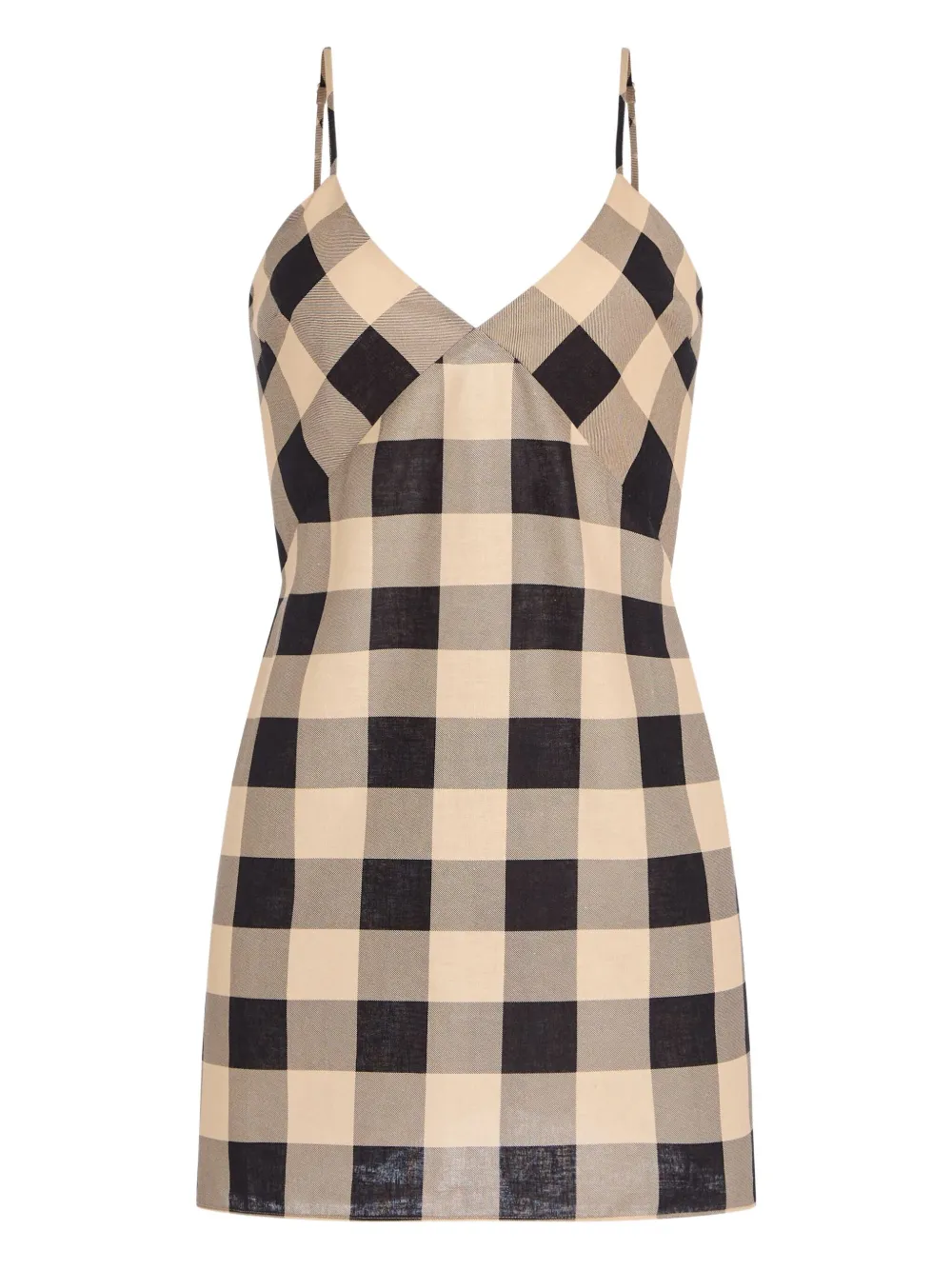 SER.O.YA Shanty linen mini dress | Neutrals | Image 1