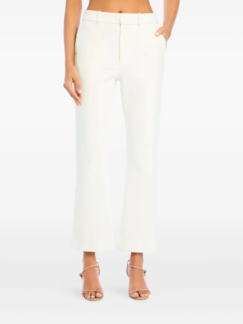 Ser.o.ya Cassidy Flared Trousers In White