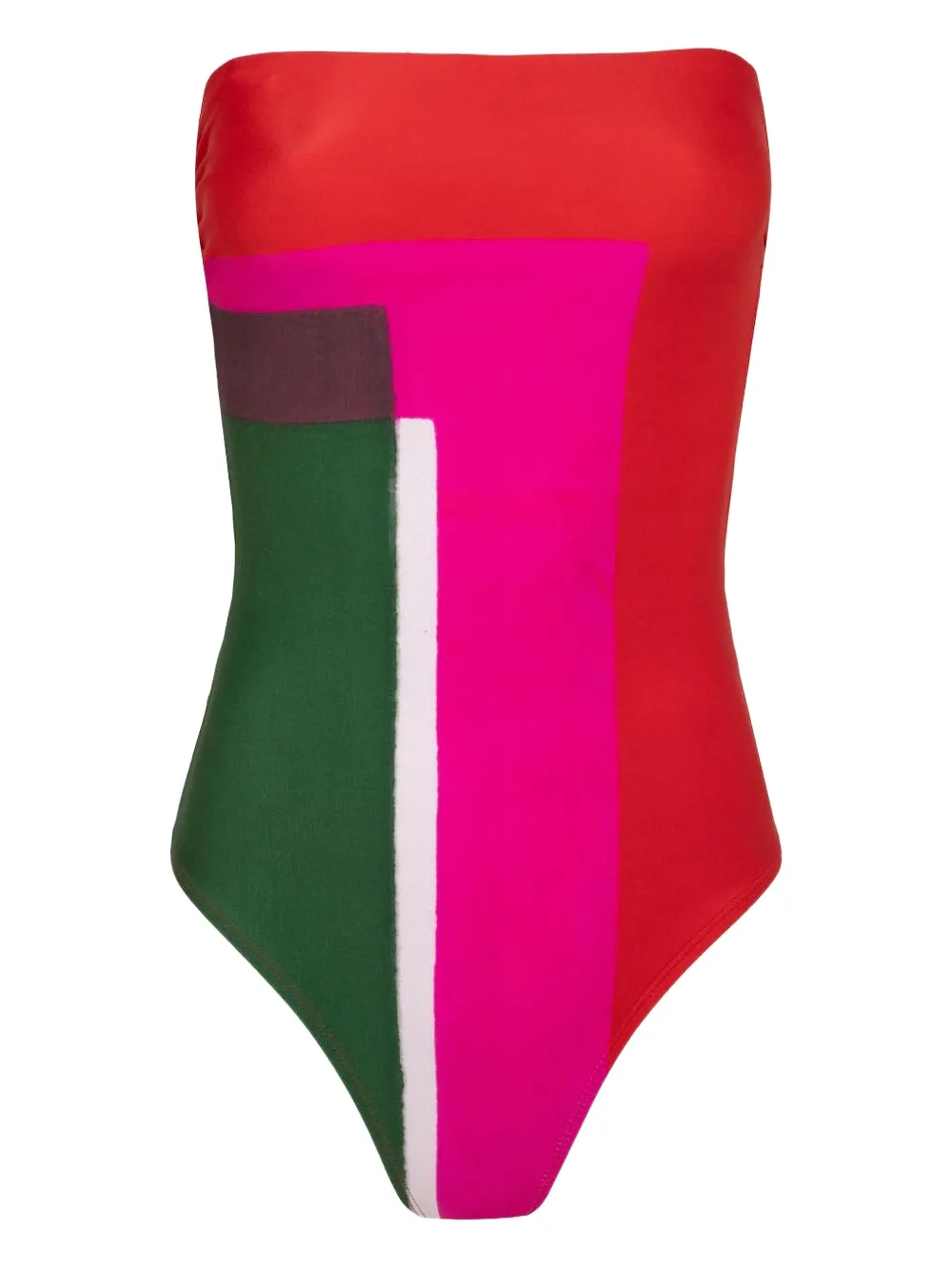 Lenny Niemeyer Bandeau-Badeanzug - Mehrfarbig