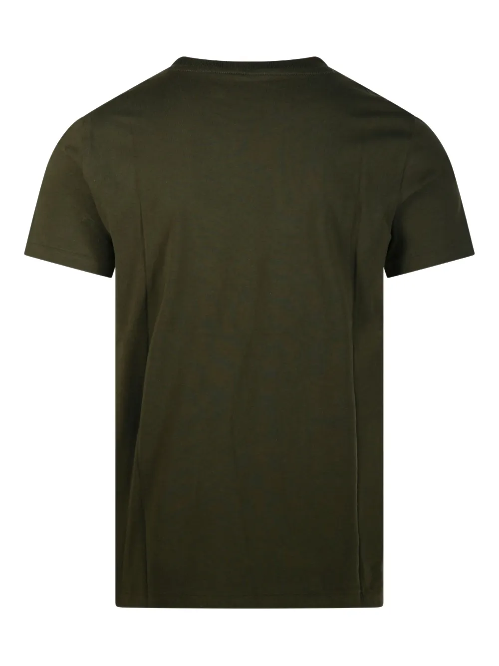 Ralph Lauren Collection Katoenen T-shirt met geborduurd logo Groen