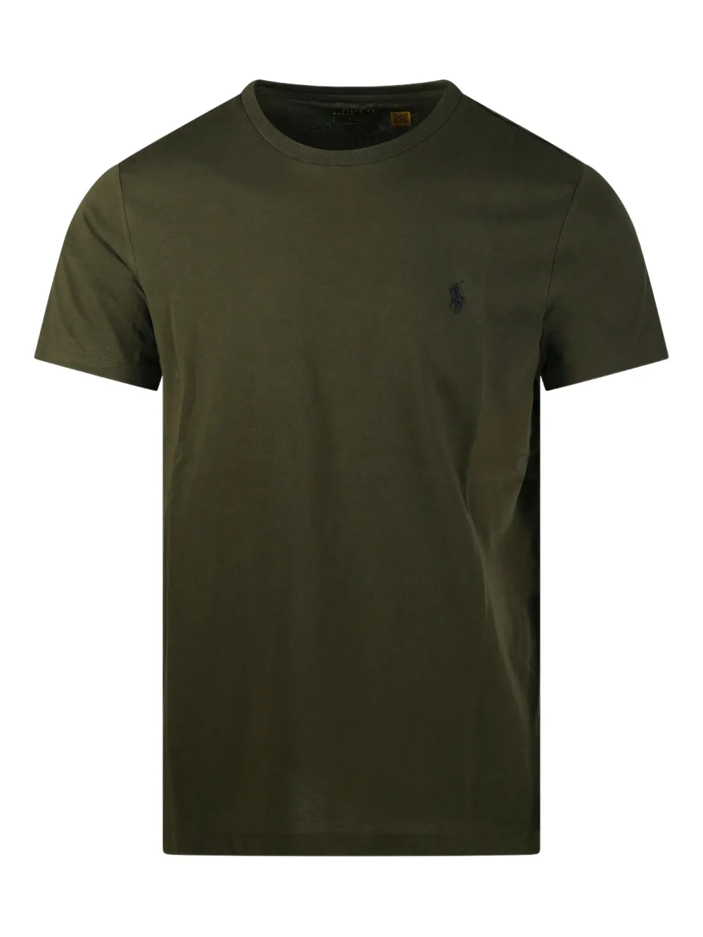 Ralph Lauren Collection Katoenen T-shirt met geborduurd logo Groen