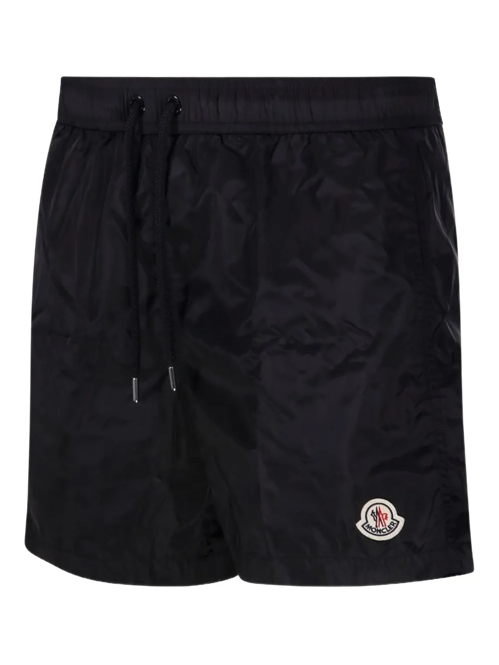 Moncler Zwembroek met logopatch Zwart