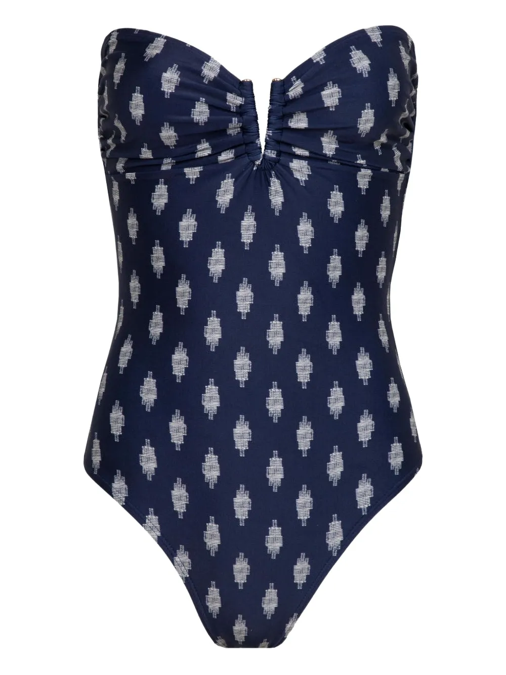 Lenny Niemeyer Costume intero Wally Compose con scollo a V - Blu