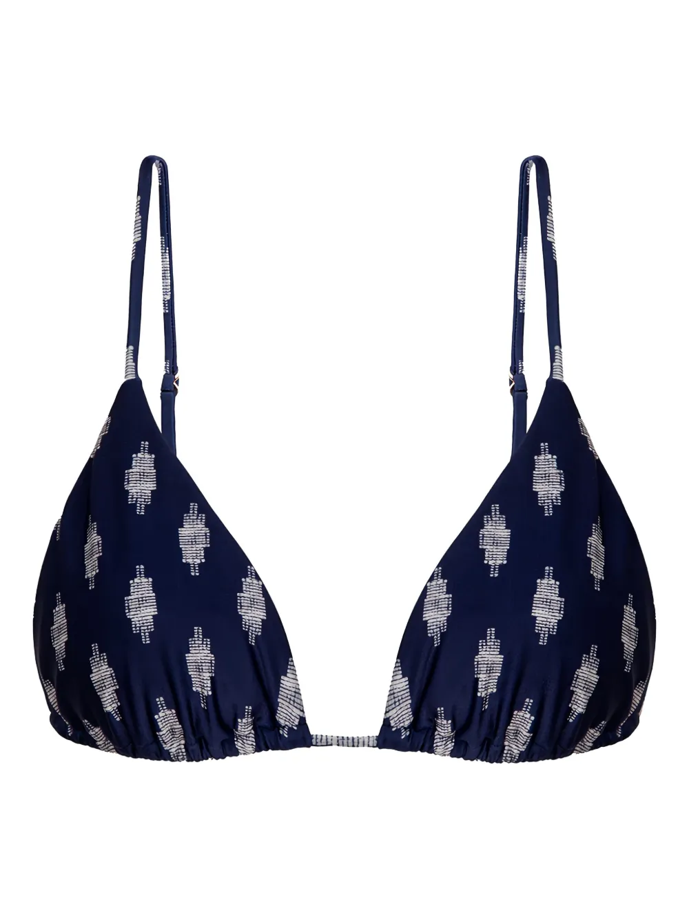 Lenny Niemeyer Top bikini a triangolo - Blu