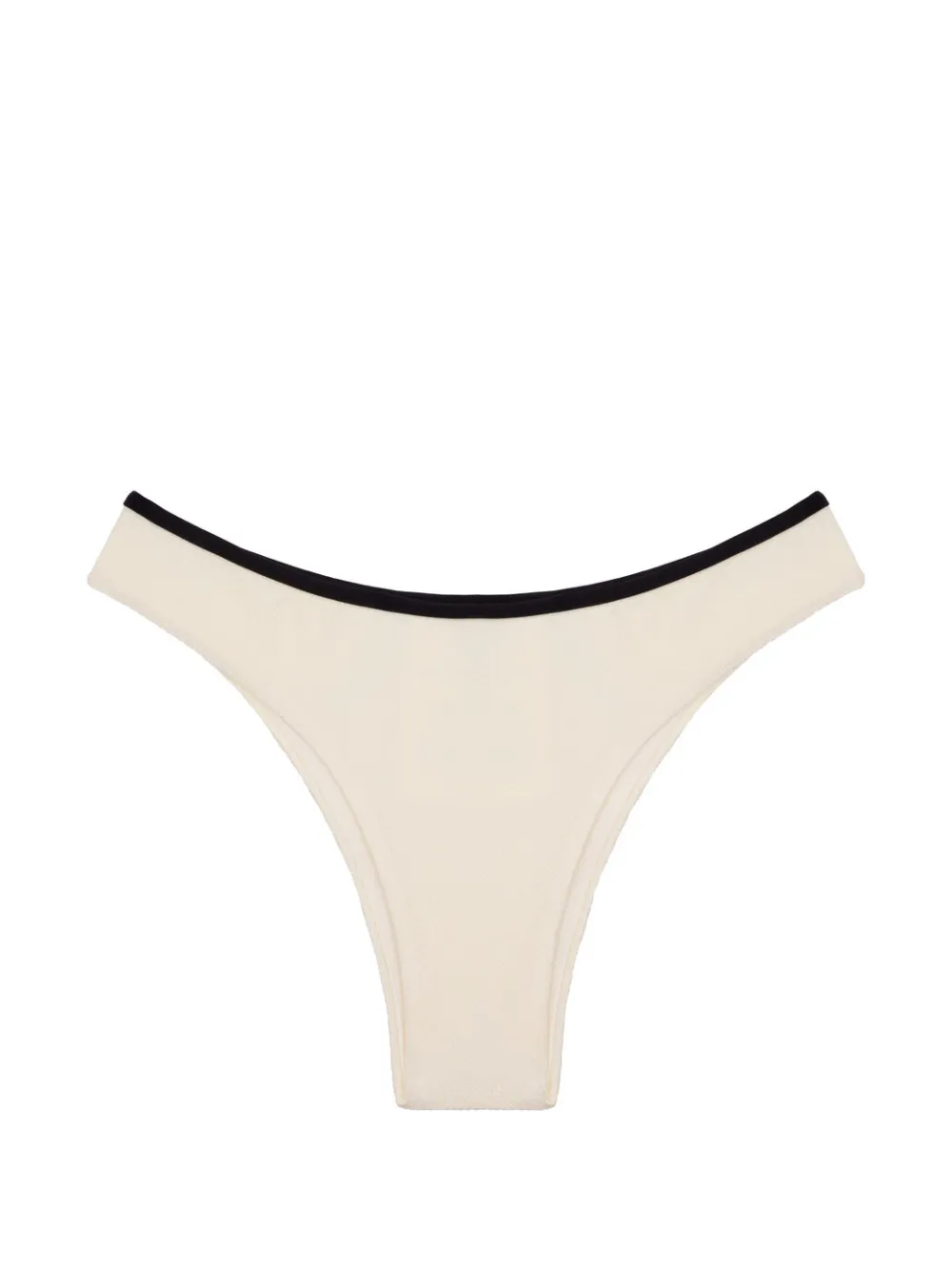 Lenny Niemeyer Slip bikini con banda a contrasto - Bianco