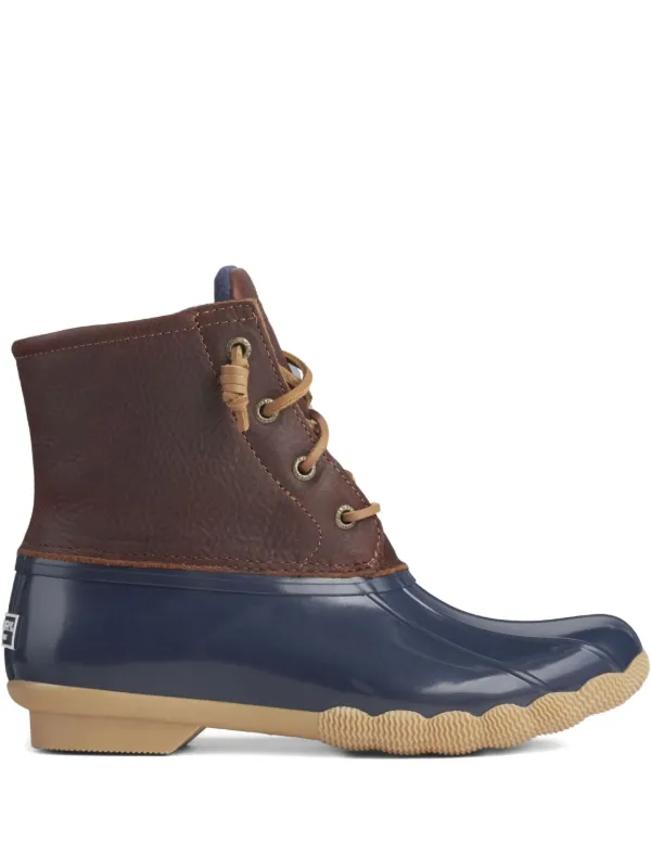 womens sperry duck boots navy