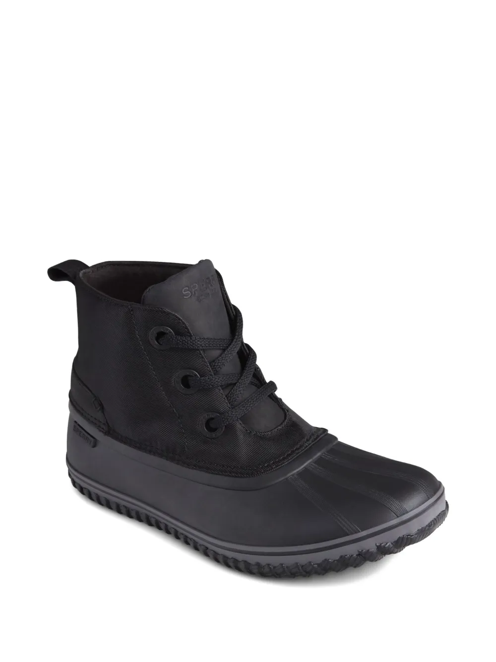 Sperry Top-Sider Schooner 3-Eye "Black" boots | Rain & Snow Boots | Image 2
