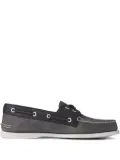 Sperry Top-Sider A/O 2 Eye leather ""Grey/Black"" boat shoes