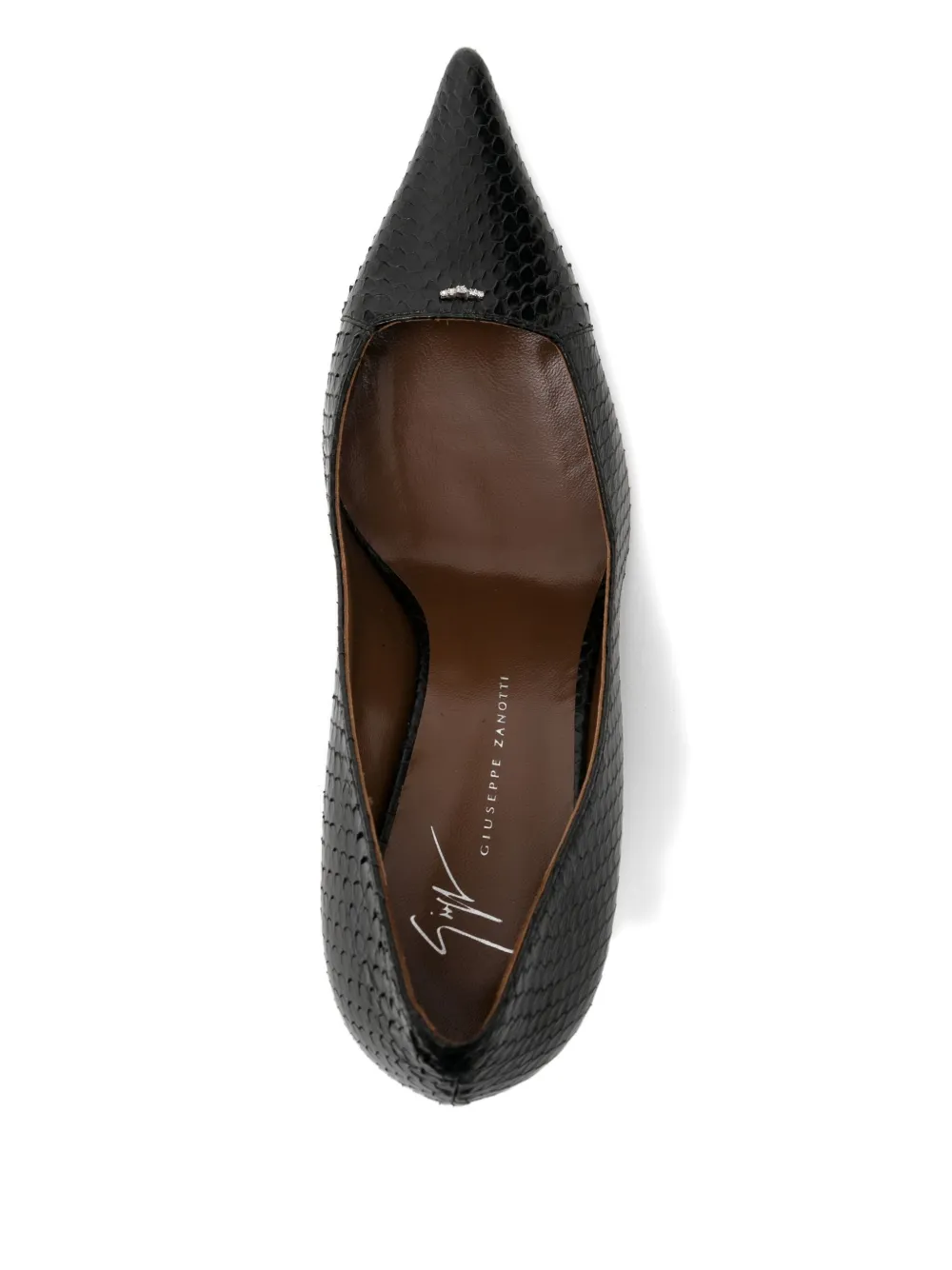 Giuseppe Zanotti 80mm pointed-toe pumps Black