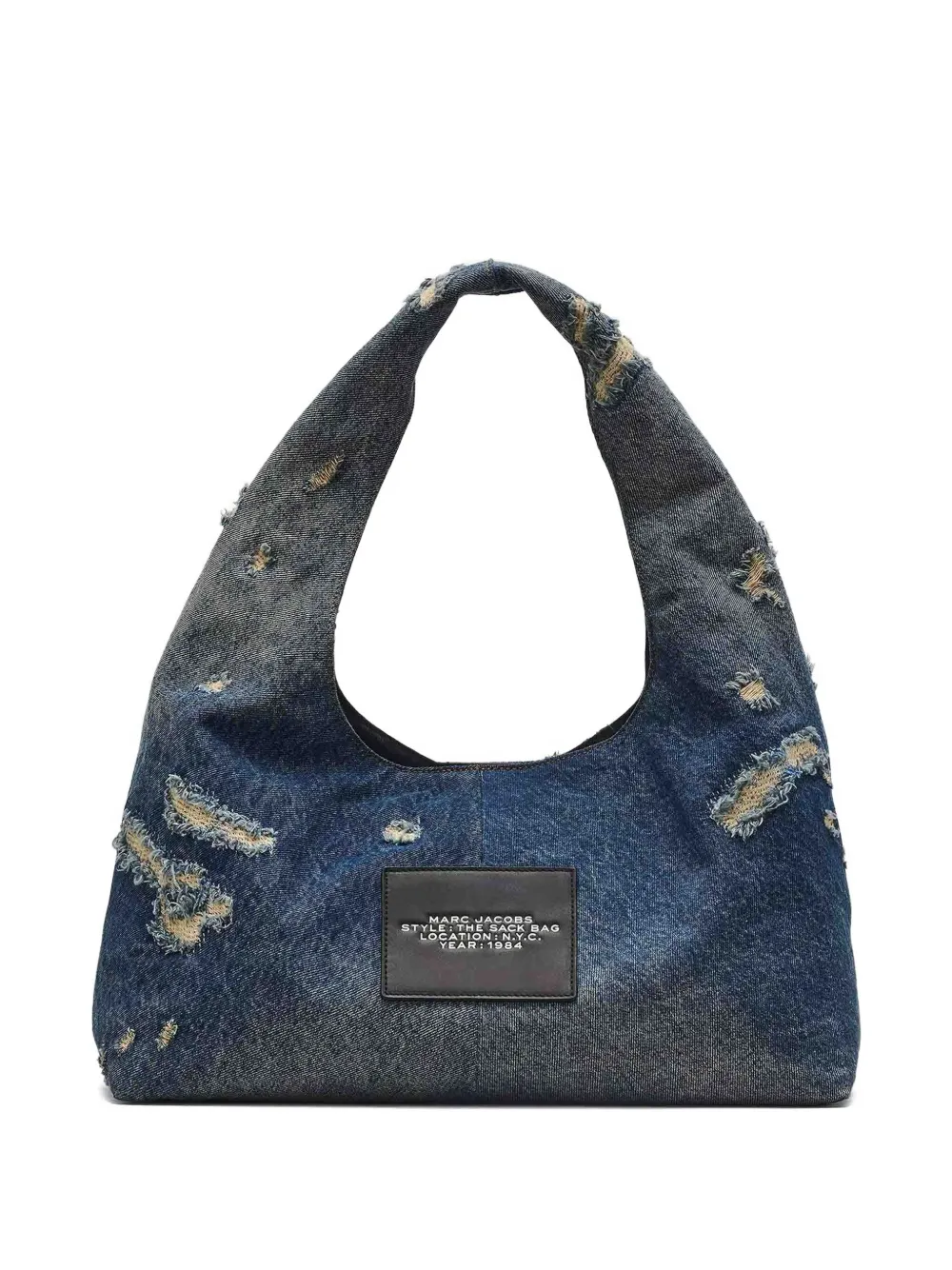 Marc Jacobs The Rip and Repair denim schoudertas Blauw