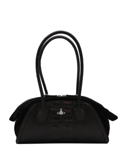 Vivienne Westwood crocodile-embossed shoulder bag