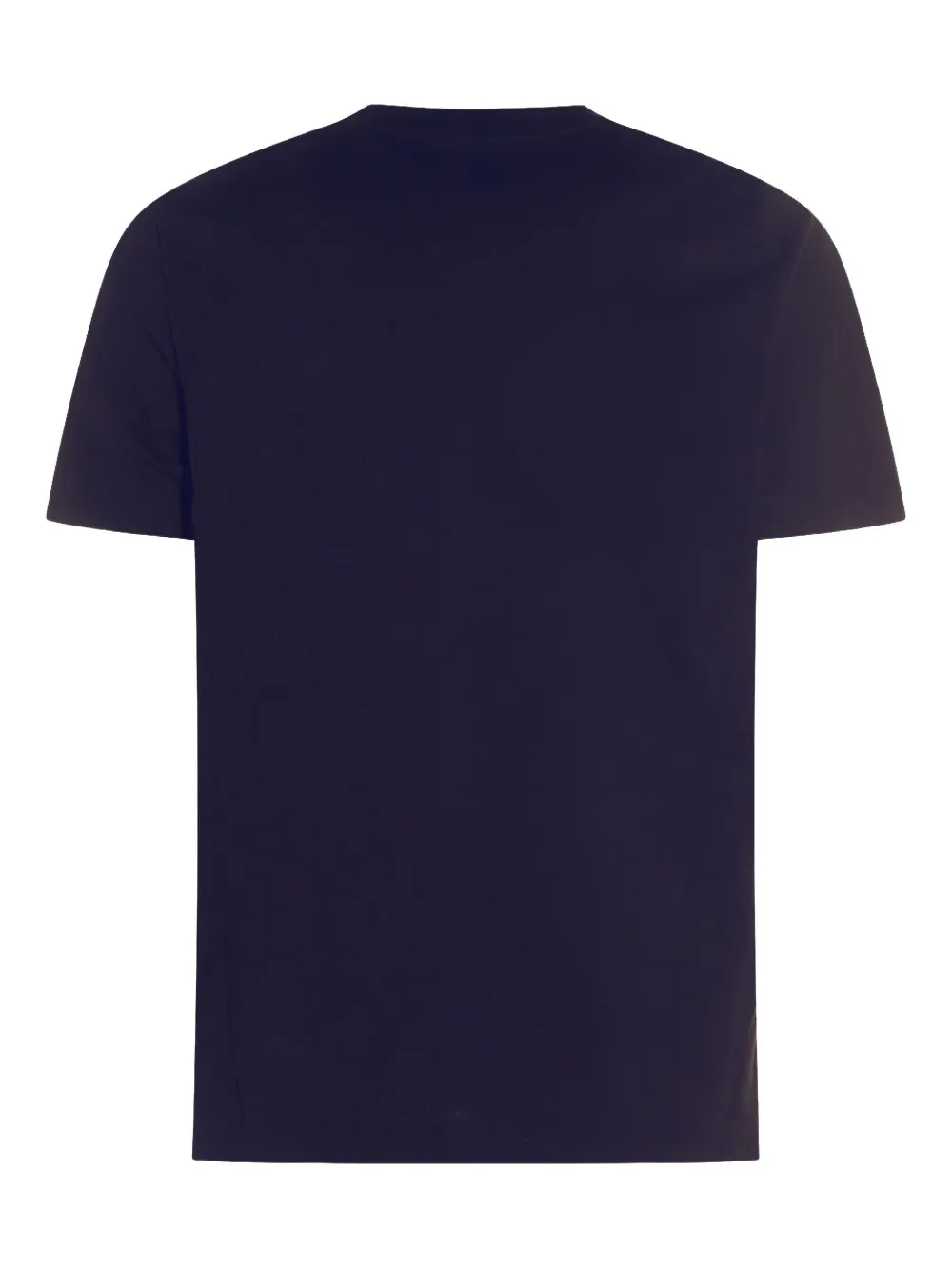 Moncler logo-embroidered T-shirt - Blauw
