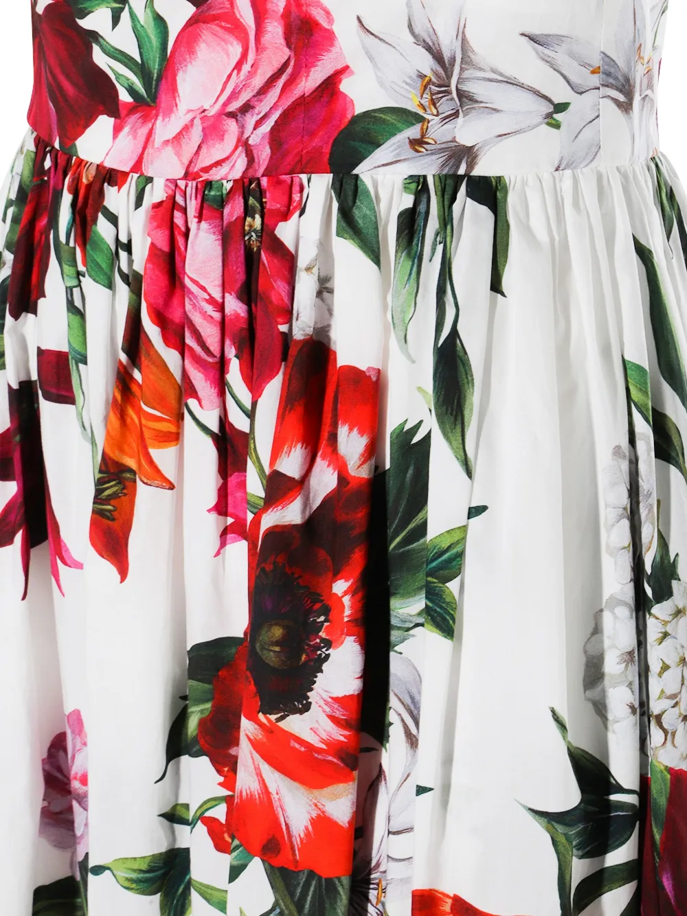 Dolce & Gabbana Jurk met bloemenprint Wit
